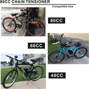 DURAFORCE Upgrade Spring Loaded Chain Tensioner For 49cc 66cc 80cc Motorized Bike Black