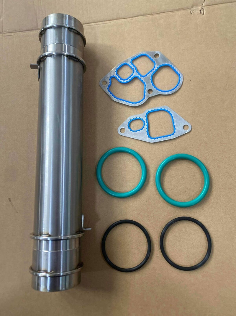 DURAFORCE Turbo Diesel Oil Cooler Kit Fits for 1994-2003 95 Ford 7.3L Powerstroke Diesel