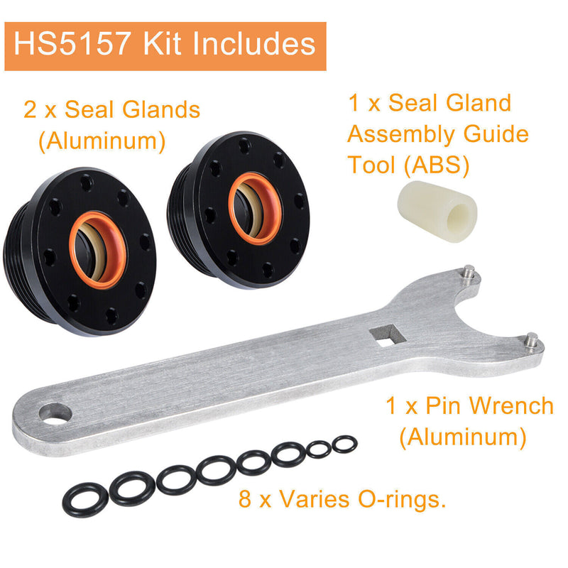 DURAFORCE HS5157 Front Mount Hydraulic Steering Cylinder Seal Kit for Seastar With Wrench