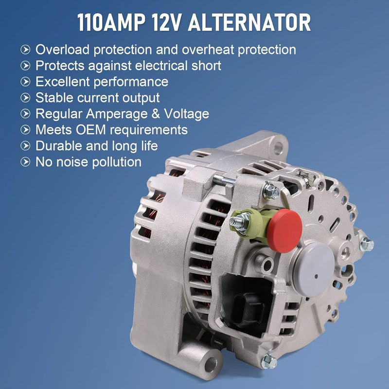 DURAFORCE New Alternator For Ford Mercury Taurus Sable 3.0 V6 OHV 2002 2003 2004 2005