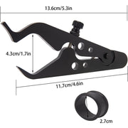 DURAFORCE Motorcycle Throttle Lock Cruise Control Grip Lock Clamp with Silicone Ring