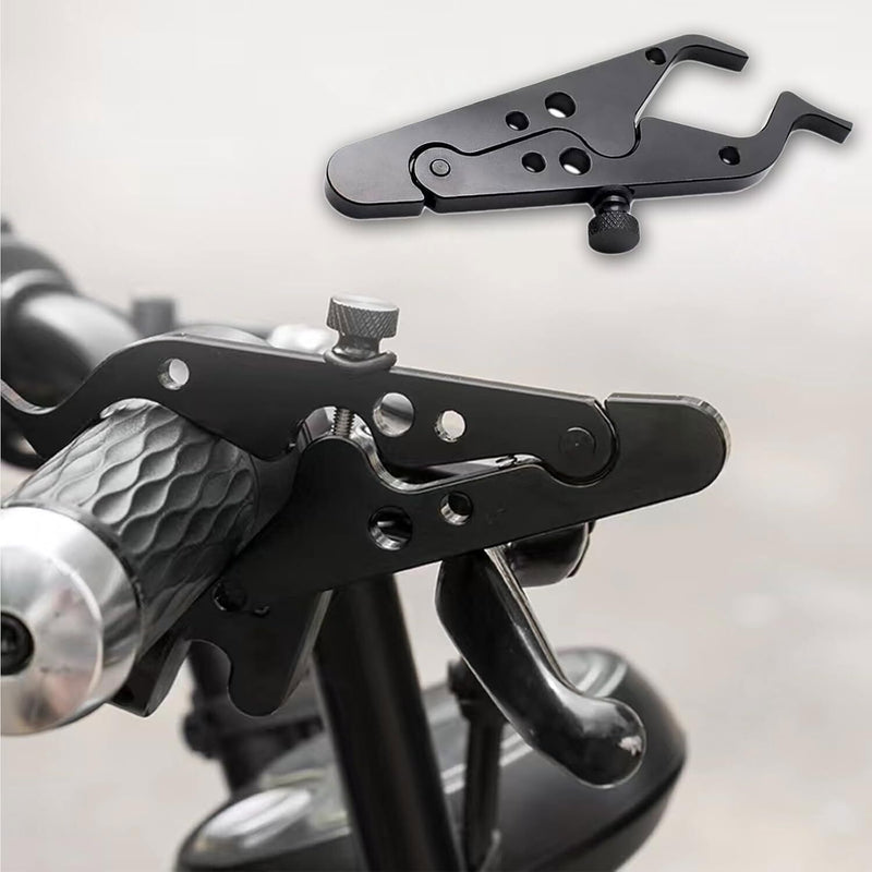 DURAFORCE Motorcycle Throttle Lock Cruise Control Grip Lock Clamp with Silicone Ring