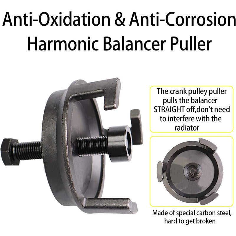 DURAFORCE Harmonic Balancer Puller 25264 Fit for GM Dodge Jeep Chrysler Crank Pulley US