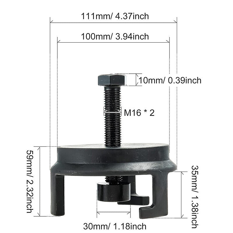 DURAFORCE Harmonic Balancer Puller 25264 Fit for GM Dodge Jeep Chrysler Crank Pulley US