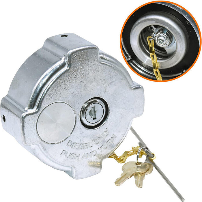 DURAFORCE Locking Diesel Fuel Cap for 96-18 Freightliner Cascadia Columbia 03-37017-002 US