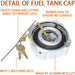 DURAFORCE Locking Diesel Fuel Cap for 96-18 Freightliner Cascadia Columbia 03-37017-002 US