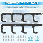 DURAFORCE D581 Aluminum Coil Bracket Valve Cover for LS Square 4.8 5.3 5.7 6.0 6.2 LS1