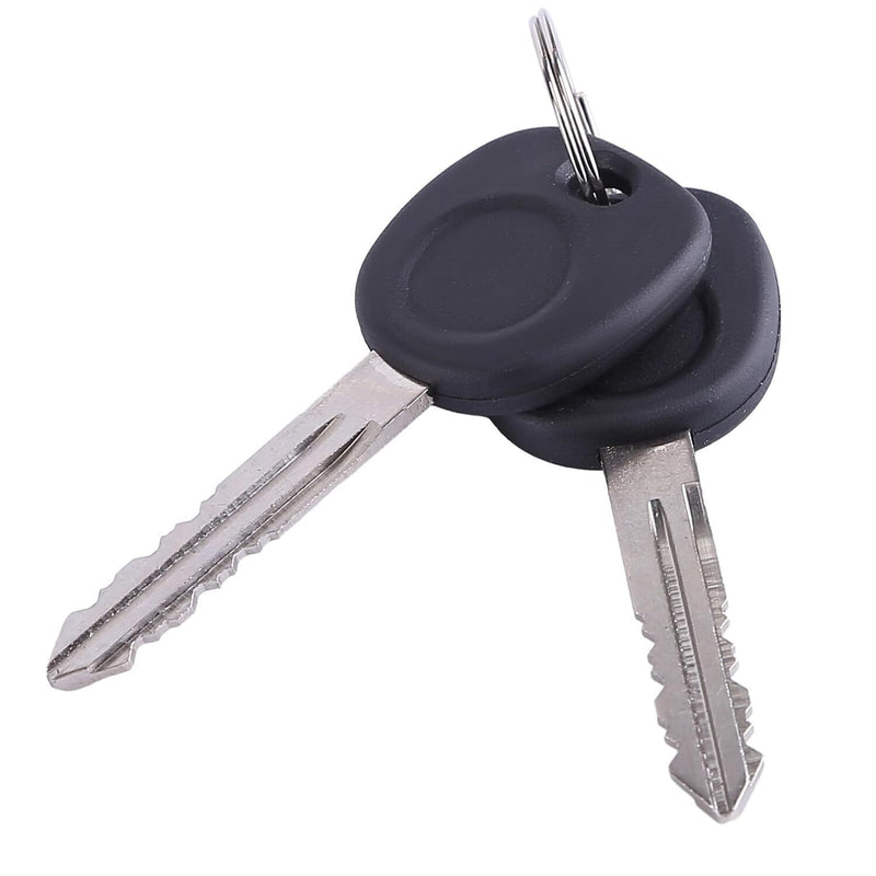 DURAFORCE Ignition Key Switch Cylinder Kit with 2 Keys and Door Locks For 01-07 Chevrolet
