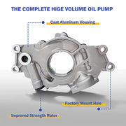 DURAFORCE M295HV High Volume Oil Pump For Chevy 4.8 5.3 5.7 6.0 LS1 LS2 LS6 Replacement