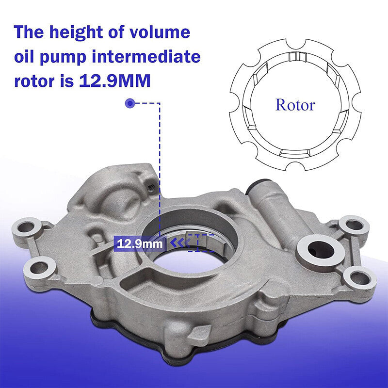 DURAFORCE M295HV High Volume Oil Pump For Chevy 4.8 5.3 5.7 6.0 LS1 LS2 LS6 Replacement