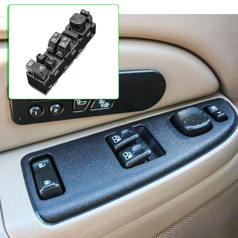 DURAFORCE Master Power Window Switch Driver Left for Chevy Tahoe 2003-2006 Silverado 1500