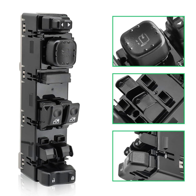 DURAFORCE Master Power Window Switch Driver Left for Chevy Tahoe 2003-2006 Silverado 1500