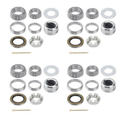 DURAFORCE 4 Set Trailer Axle Hub Bearings Kit L68149 L44649 for 3500lb #84 10-19 Spindles