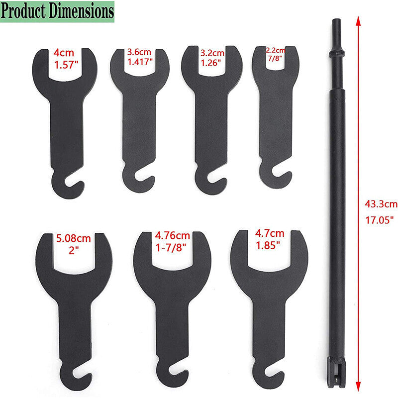 DURAFORCE Fit For Ford GM Chrysler Jeep Pneumatic Fan Clutch Wrench Set 43300 Automotive T