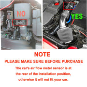 DURAFORCE Automotive 3" Universal Cold Air Intake Kit Induction Flow Pipe Kit Aluminium