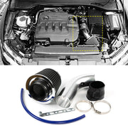 DURAFORCE Automotive 3" Universal Cold Air Intake Kit Induction Flow Pipe Kit Aluminium