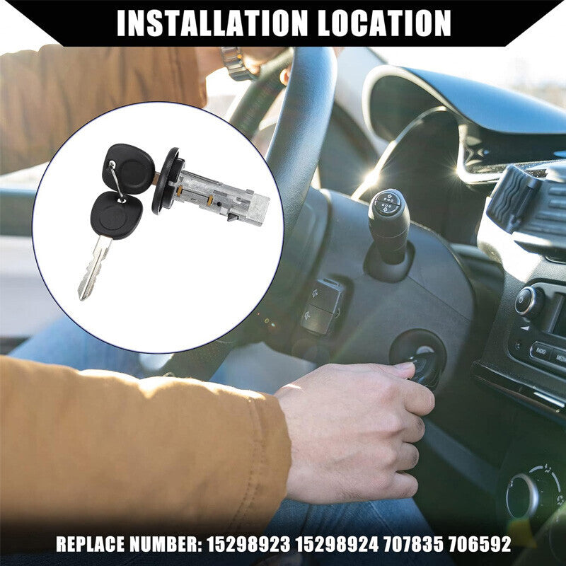 DURAFORCE Fit For Chevrolet GMC H2 Ignition Switch & Front Door Lock Cylinders with 2 Keys