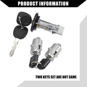 DURAFORCE Fit For Chevrolet GMC H2 Ignition Switch & Front Door Lock Cylinders with 2 Keys