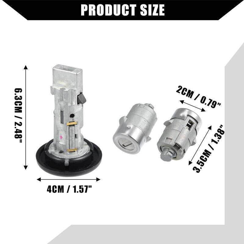DURAFORCE Fit For Chevrolet GMC H2 Ignition Switch & Front Door Lock Cylinders with 2 Keys