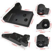 DURAFORCE Engine Mount Bracket K-Swap EK Chassis for 96 97 98 99 00 Civic K20 K24 Aluminum