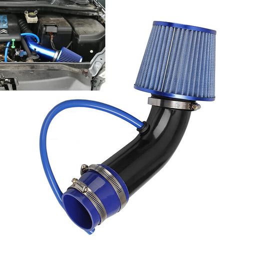 DURAFORCE 3'' Cold Air Intake Filter Induction Kit Pipe Power Flow Hose System Universal