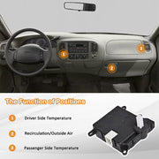 DURAFORCE HVAC Heater Blend Door Actuator For Ford Expedition F150 Lincoln Navigator 97-04