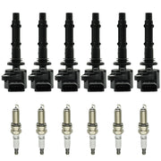 DURAFORCE 6 Pack UF535 Ignition Coils and Spark Plugs for Mercedes-Benz C250 GL450 ML350