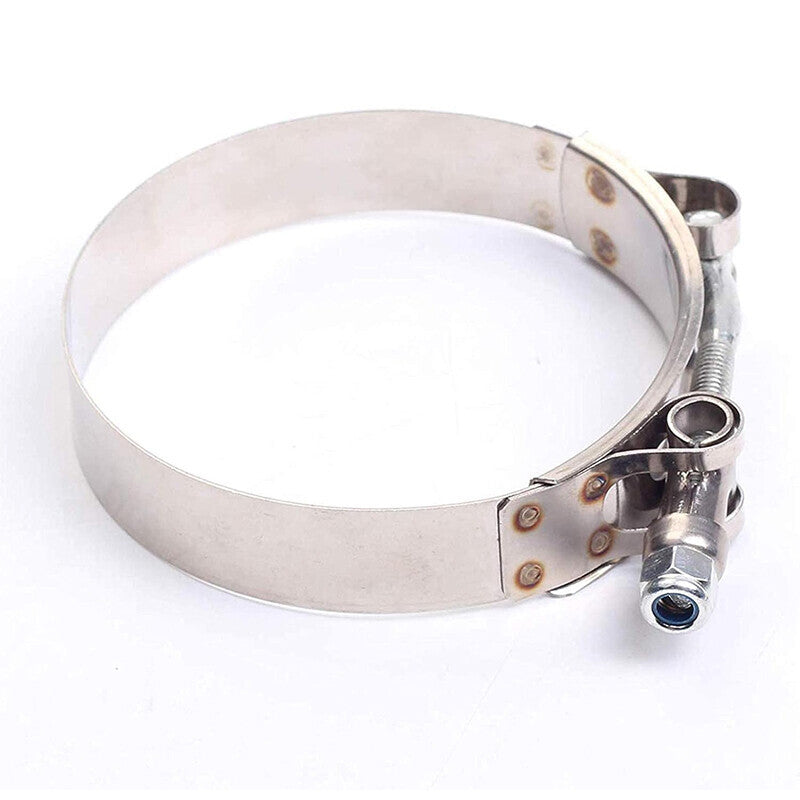 DURAFORCE NEW 2PCS =Stainless Steel T Bolt Clamps Clamp ID 51mm 2" inch 48mm-56mm