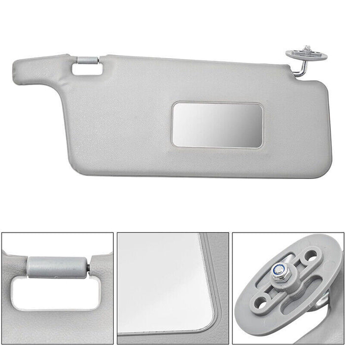 DURAFORCE 2X Interior Sun Visor Gray For 1996 1997 1998 1999-2001 Honda Civic LHD Sunvisor