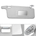 DURAFORCE 2X Interior Sun Visor Gray For 1996 1997 1998 1999-2001 Honda Civic LHD Sunvisor