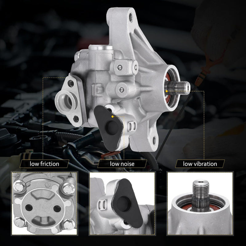 DURAFORCE Power Steering Pump Assembly for 2006 2007 2008 2009 2010 2011 Honda Civic 1.8L