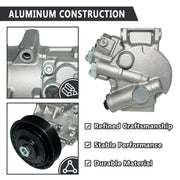 DURAFORCE A/C Air Compressor for 2011-2013 Toyota Corolla CE/LE/L/S/XLE/Base 1.8L 178322