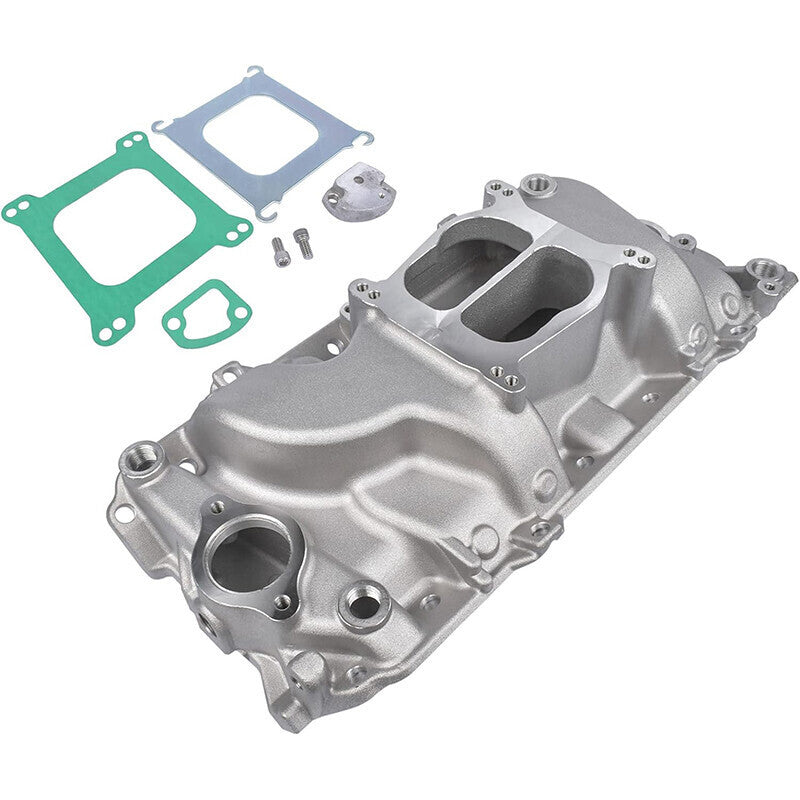 DURAFORCE Aluminum Dual Plane Intake Manifold For BBC Big Block Chevy V8 396 402 427 454