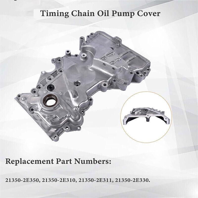 DURAFORCE Timing Chain Oil Pump Cover For Hyundai Tucson & Kia Soul 2.0L 2014 2015-2019