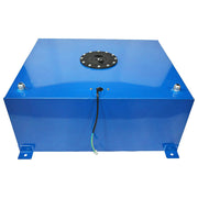 DURAFORCE High Quality 20 Gallon Aluminum Racing Drift Fuel Cell Tank w/ Level Sender Blue