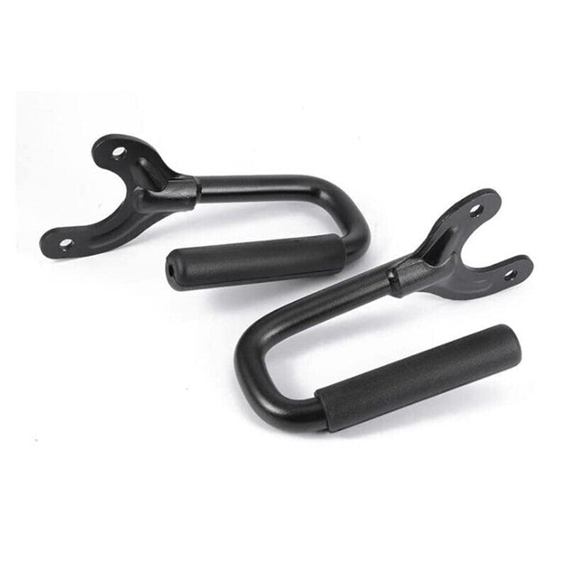 DURAFORCE Front Grab Handles Bars Fit for 1997-2006 Jeep Wrangler TJ & Unlimited-Black