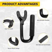DURAFORCE Front Grab Handles Bars Fit for 1997-2006 Jeep Wrangler TJ & Unlimited-Black