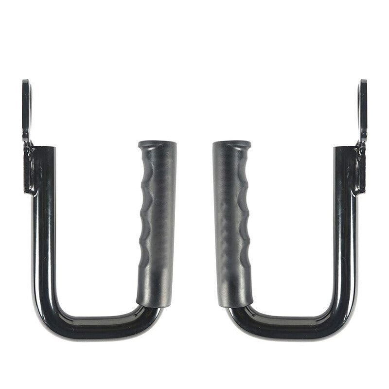 DURAFORCE Front Grab Handles Bars Fit for 1997-2006 Jeep Wrangler TJ & Unlimited-Black