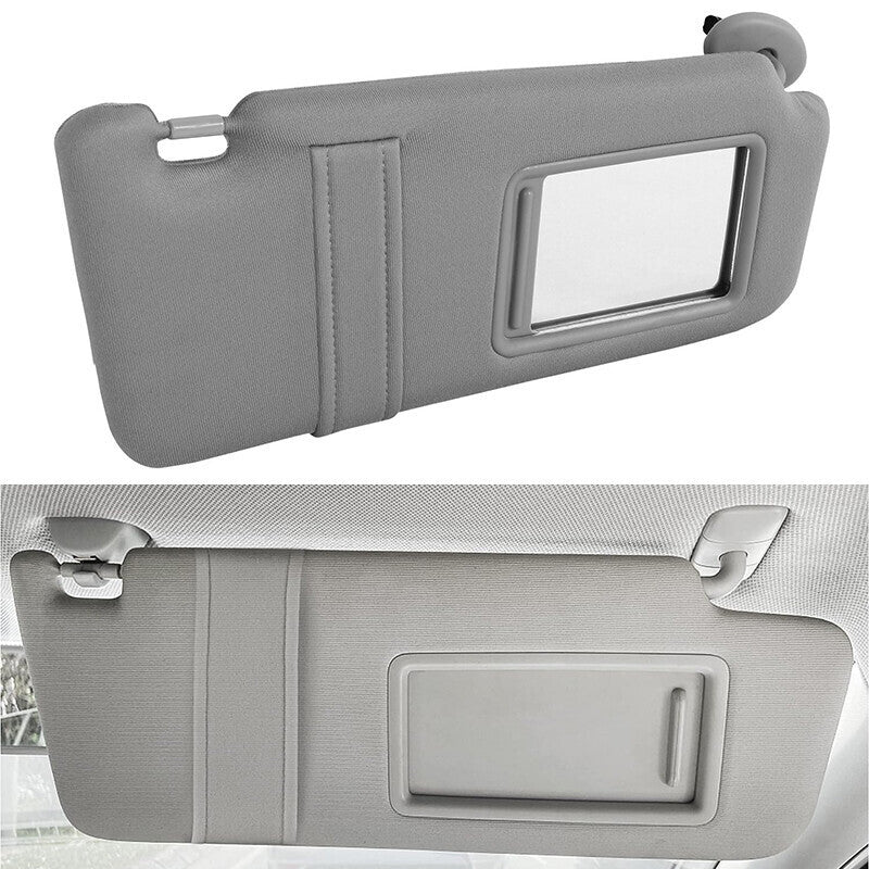 DURAFORCE Right Passenger Side Sun Visor Gray 74320-06780-B0 for Toyota Camry 2007-2011