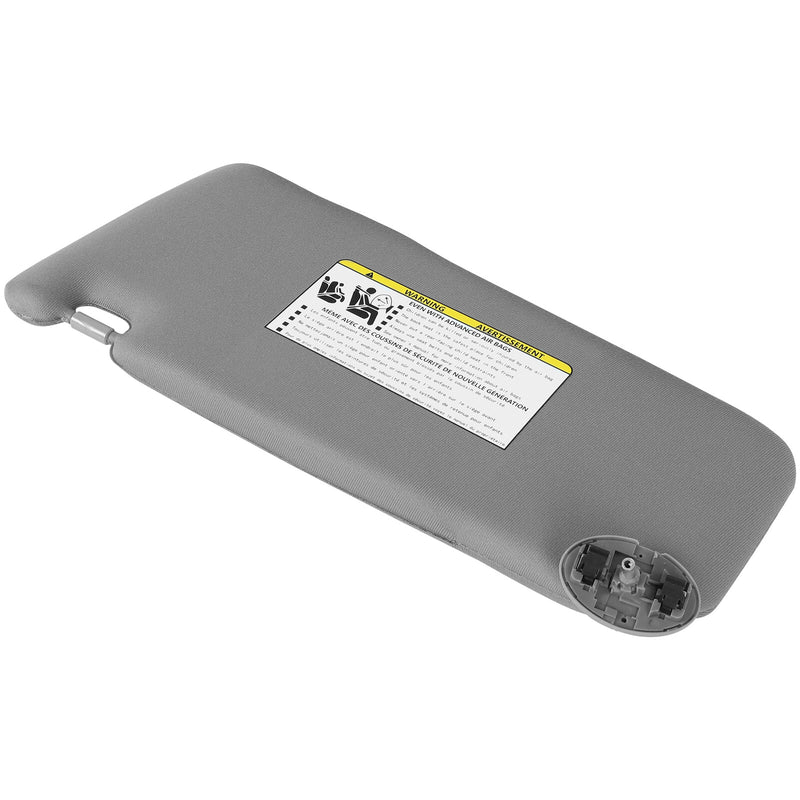 DURAFORCE Right Passenger Side Sun Visor Gray 74320-06780-B0 for Toyota Camry 2007-2011
