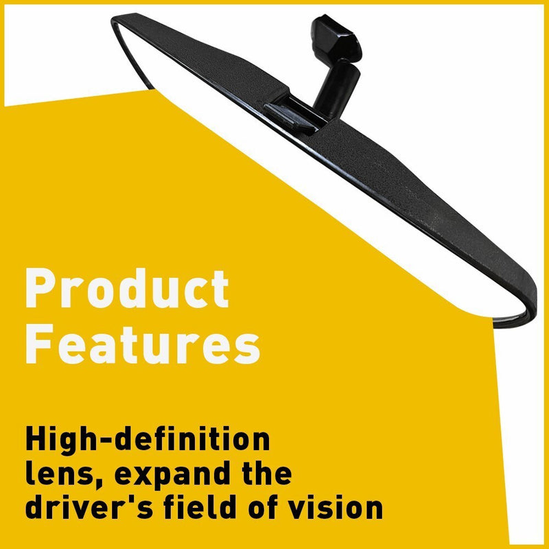 DURAFORCE Inner Inside Interior 10 Inch Rearview Rear View Mirror Fit For Most Cars New