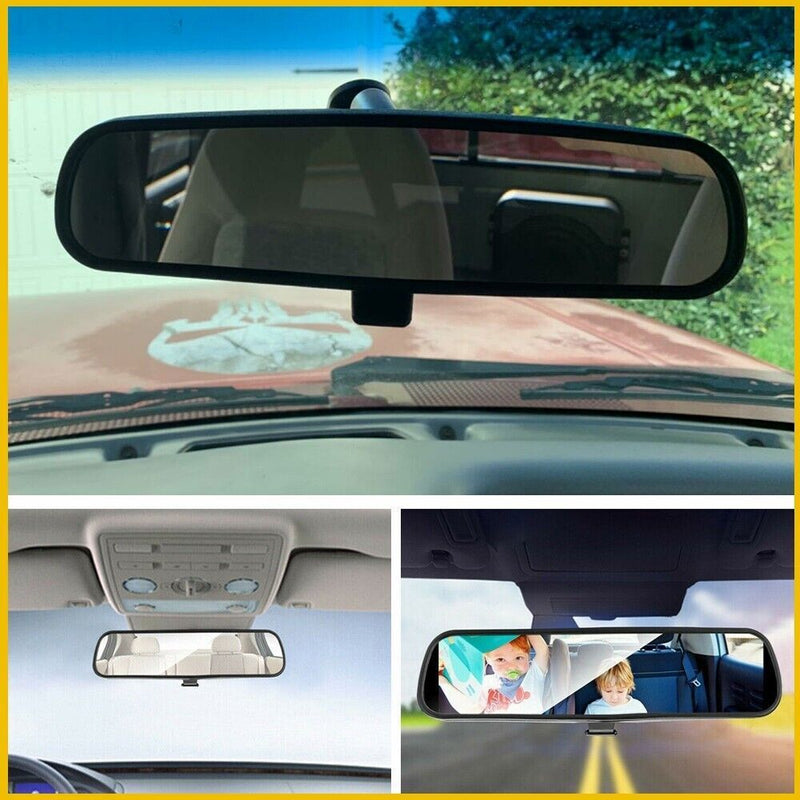 DURAFORCE Inner Inside Interior 10 Inch Rearview Rear View Mirror Fit For Most Cars New