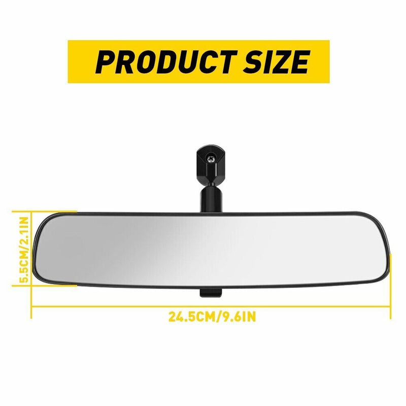 DURAFORCE Inner Inside Interior 10 Inch Rearview Rear View Mirror Fit For Most Cars New