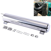 DURAFORCE 3" X 16" 50OZ Polished Stainless Steel Radiator Over Flow Puke Tank Catch Can