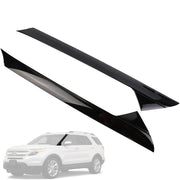 DURAFORCE Fit For 2011-2019 Ford Explorer Windshield Outer Trim Pillar Molding RH+LH Side