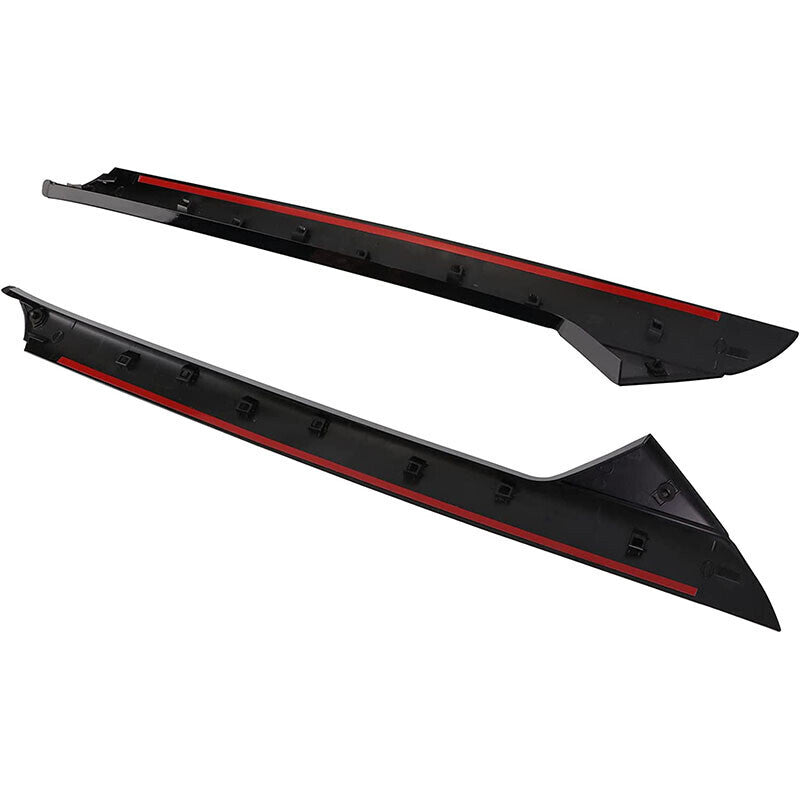 DURAFORCE Fit For 2011-2019 Ford Explorer Windshield Outer Trim Pillar Molding RH+LH Side