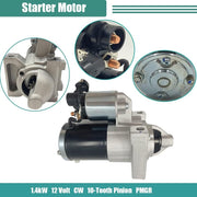 DURAFORCE 10910N Starter for 2014-2016 Chevrolet Silverado GMC Sierra 1500 4.3L 5.3L 6.2L