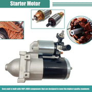 DURAFORCE 10910N Starter for 2014-2016 Chevrolet Silverado GMC Sierra 1500 4.3L 5.3L 6.2L