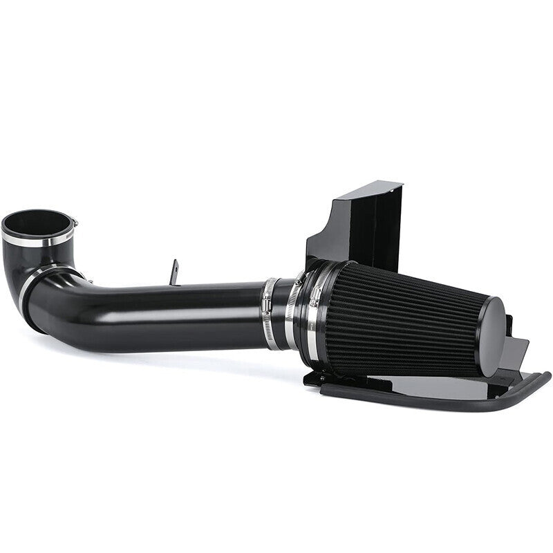 DURAFORCE Fit For 99-06 Chevy GMC V8 4.8L/5.3L/6.0L 4" Cold Air Intake Kit+Heat Shield Bla