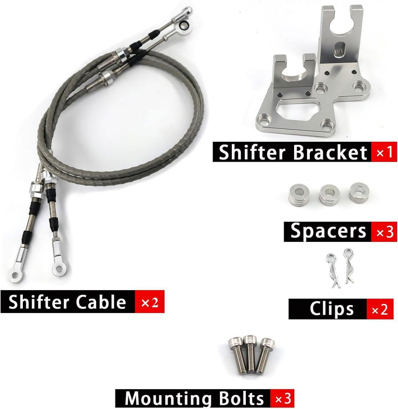 DURAFORCE Shifter Cables&Trans Bracket For RSX K20 K24 K Swap Series EG EK DC2 Race Civic